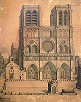 Le parvis de Notre-Dame i 1699.