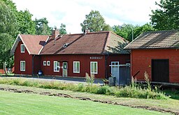 Järnvägsstationen i Norrhult.