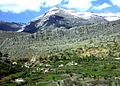 Pendro village and Mount Butin