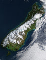 South Island after 2003 blizzard