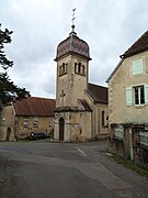 Le clocher de l'église.