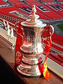 La FA Cup en el estadio.