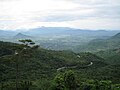 Průsmyk Ngoan Muc při pohledu na hranici provincií Lam Dong a Ninh Thuan.