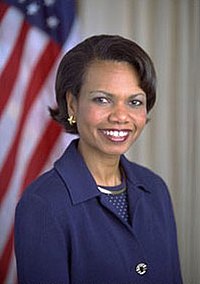 Secretary of State Condoleezza Rice