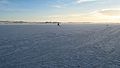 The Bay of Aarhus rarely freezes up in winter, but some of the shallow coves do occasionally (Egens Vig).