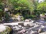 L'Ellé aux Roches du Diable.