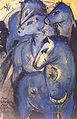 'Turm der blauen Pferde' (1913), by Franz Marc