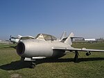 MIG-15 jet fighter plane