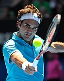 Roger Federer, jucător de tenis elvețian