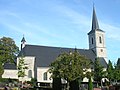 De Sint-Niklaaskerk in Raeren