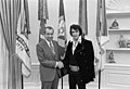 Nixon kaj Elvis Presley en 1970