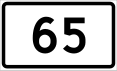 County Road 65 shield