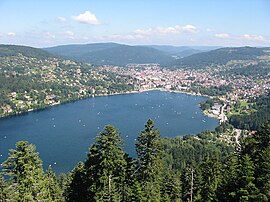 Gérardmer and its lake