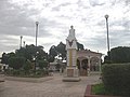 Denkmal für Nachi Cocom im Parque principal in Kanasín