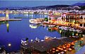 The old venetian port of the city of Rethymno, Crete.