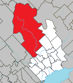 Location within Maskinongé RCM.