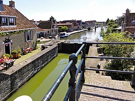 Schutsluis met links het Sylhús