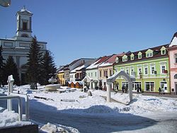 Centrum af Poprad