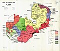 Image 37Tribal and linguistic map of Zambia (from Zambia)