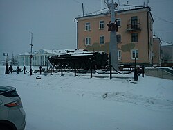 A view near Fontannaya Square in Volchansk