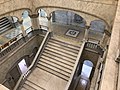 The central stairwell, looking downwards.