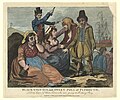 Black-eyed Sue dan Sweet Poll dari Plymouth, England berdukacita atas kekasih mereka yang tidak lama kemudian akan dibawa ke Botany Bay, 1792.