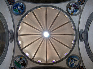 cúpula gallonada de la capilla