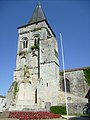 Vue de l'église Saint-Laurent depuis la place de Verdun