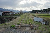 関金 - 泰久寺間の廃線跡