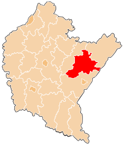 Location within the voivodeship