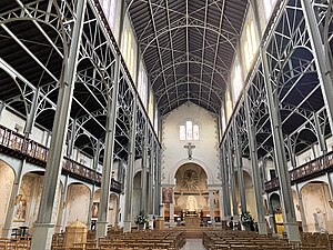 Interior, facing the choir