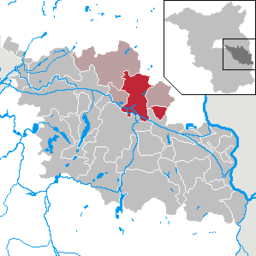 Läget för kommunen Briesen (Mark) i Landkreis Oder-Spree