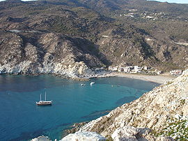 The bay at Conchiglio