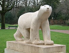 L'ours de Pompon (copie par le sculpteur Martinet), jardin Darcy.