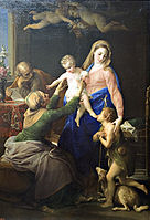 A Sagrada Família com Santa Isabel e o Menino Jesus São João Batista, 1777, Hermitage Museum, São Petersburgo