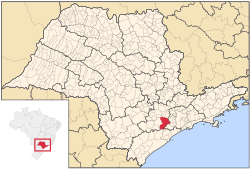 Location in São Paulo state