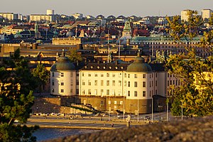 Wrangelska palatset från Skinnarviksberget.