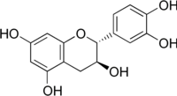 Chemical structure of (+)-Catechin