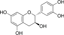 Chemical structure of (+)-Catechin