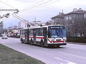 Trolebuso "Van Hool" en Plovdiv