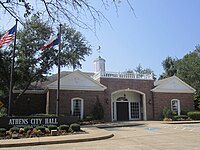 City Hall in Athens, 508 E. Tyler St.