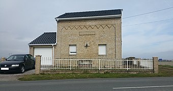 L'ancienne gare de Bourbourg-Saint-Nicolas en 2016 (ligne de Watten - Éperlecques à Bourbourg)