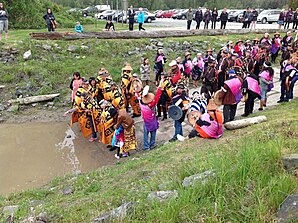 Lachs-Zeremonie der Kwantlen First Nation