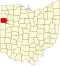 Van Wert County map