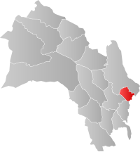 Kart som viser Hole kommune.