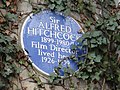 Image 28English Heritage blue plaque commemorating Sir Alfred Hitchcock at 153 Cromwell Road, London (from Culture of the United Kingdom)