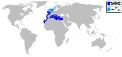 Mapa występowania