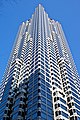 View from the corner of Baker Street and Peachtree Center Avenue