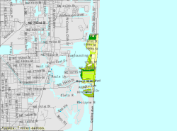 U.S. Census Bureau map showing city limits