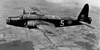 A Vickers Wellington Mk.IA bomber, that was temporarily based on RAF Ramat David